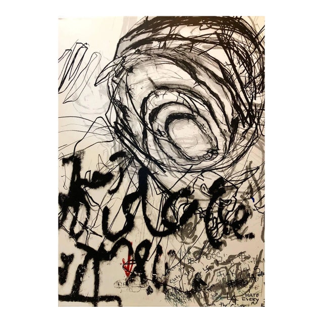 Dennis Balk, Qana, Palestine Large Mixed Media Conceptual Abstract Painting, 2006 For Sale