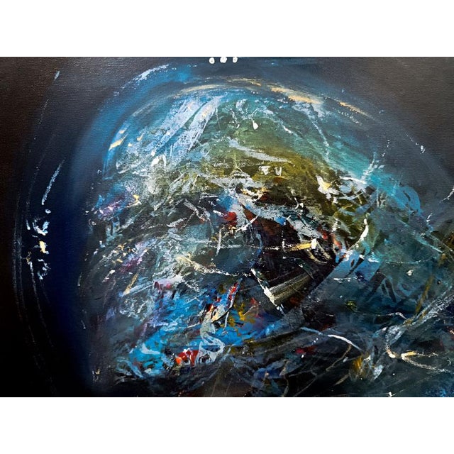 Ovidiu Kloska, Angel Waiting 239, Acrylic on Canvas, Framed For Sale - Image 4 of 8