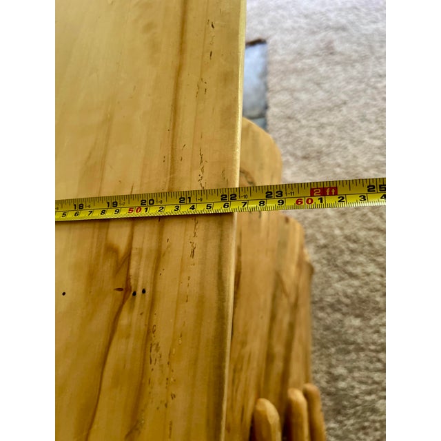 Wood Rustic Aspen Log Dresser For Sale - Image 7 of 9