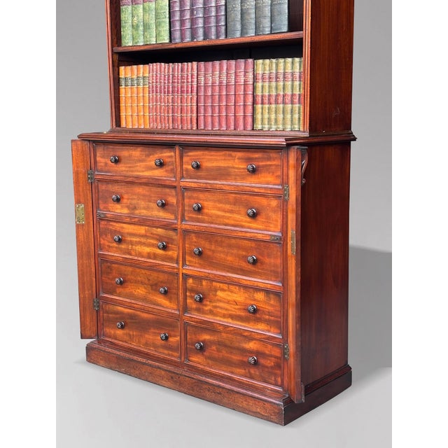 Antique Mahogany Bookcase, 1810 For Sale - Image 14 of 18