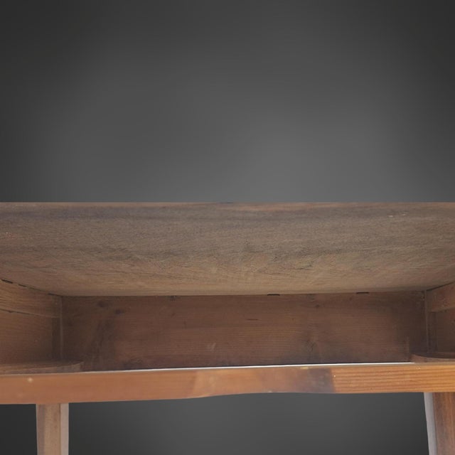 Wood Rectangular Biedermeier Table in Walnut, 1820s For Sale - Image 7 of 10