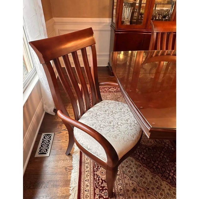 Wood Bernhardt Paris Line Complete Designer Dining Suite For Sale - Image 7 of 9