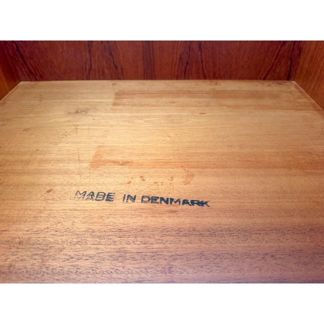 Mid-Century Danish Teak Writing Desk by Arne Vodder for H. P. Hansen, 1960s For Sale - Image 15 of 17