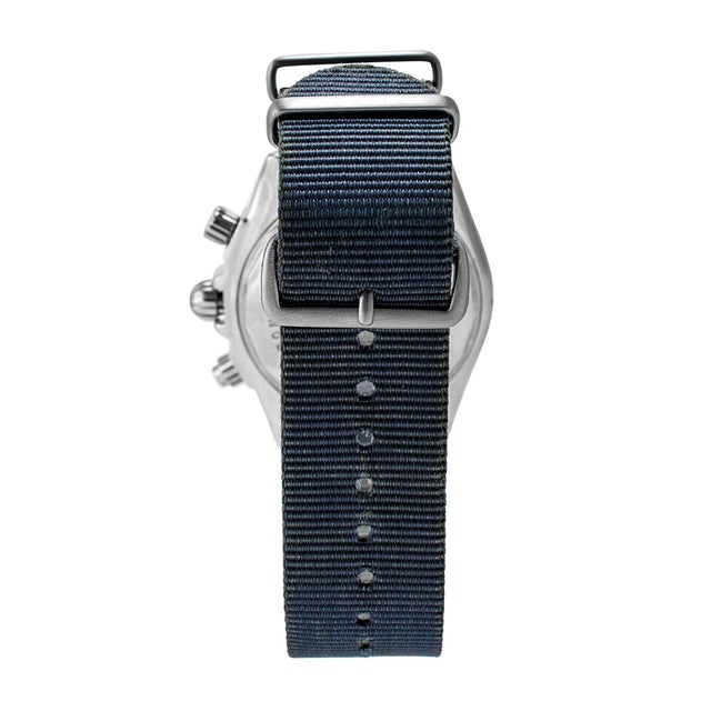 Metal Breitling Chronomat Evolution 43.5mm A13356 Nato Strap Steel Automatic Watch For Sale - Image 7 of 10