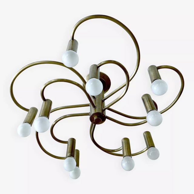 Vintage Sputnik Ceiling Light from Cosack For Sale - Image 11 of 11