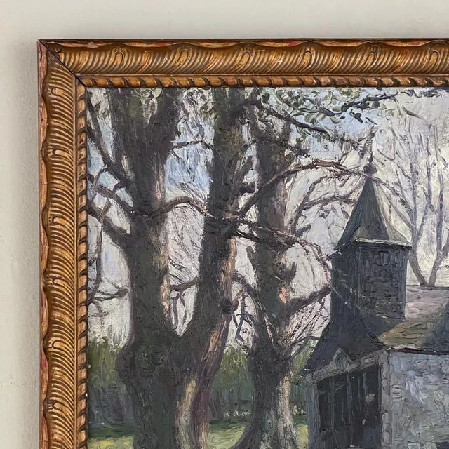 Early 20th Century Antique Framed Oil Painting on Board by J S Burnet For Sale - Image 5 of 12