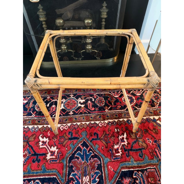 Mid-Century Modern Mid-Century Modern Bamboo Nesting Tables - Set of 3 - McGuire Style For Sale - Image 3 of 10