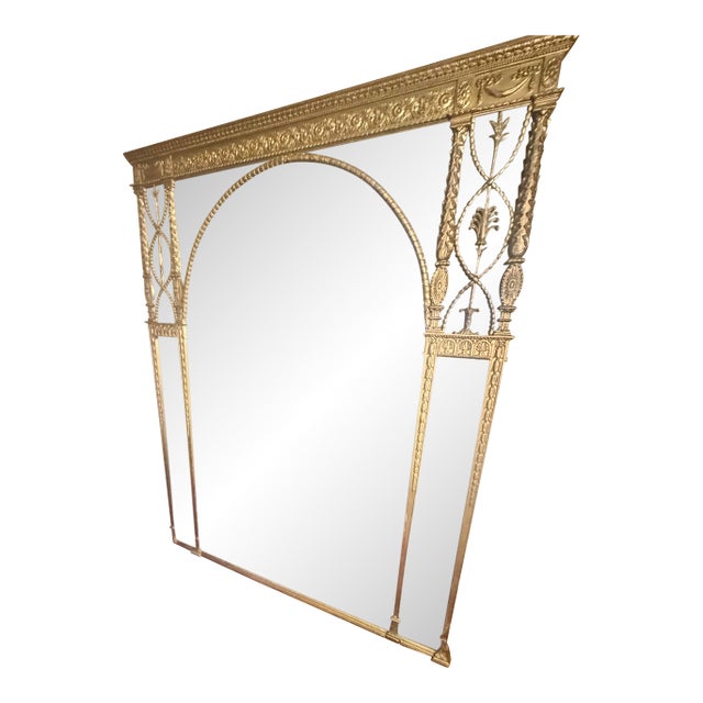 19th Century Mantle Mirror For Sale