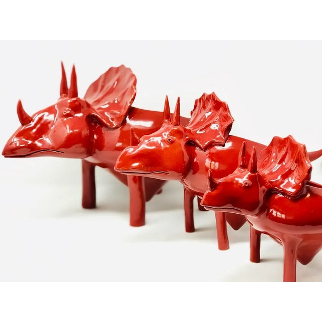 Triceratops Bowl by FREAKLAB For Sale - Image 6 of 7