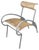 Italian Modern Juliette Chair in Rope and Gray Steel attributed to Massimo Iosa-Ghini, 1990s For Sale