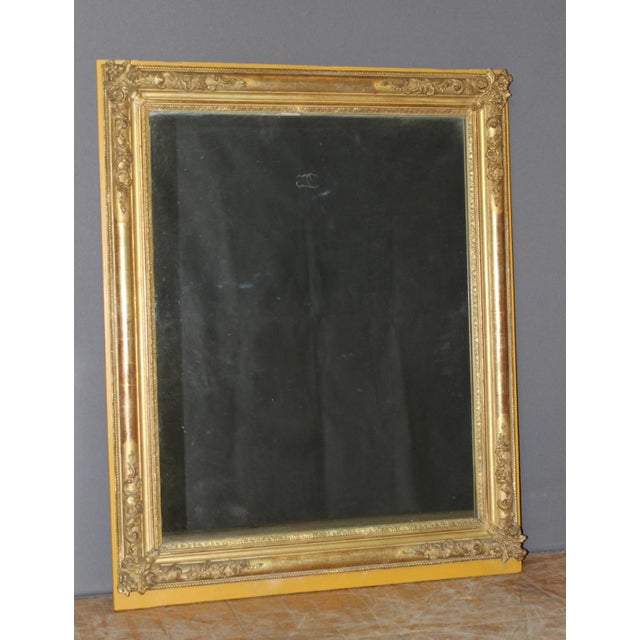 19th Century Restoration Mirror in Gilded Stucco For Sale - Image 12 of 12