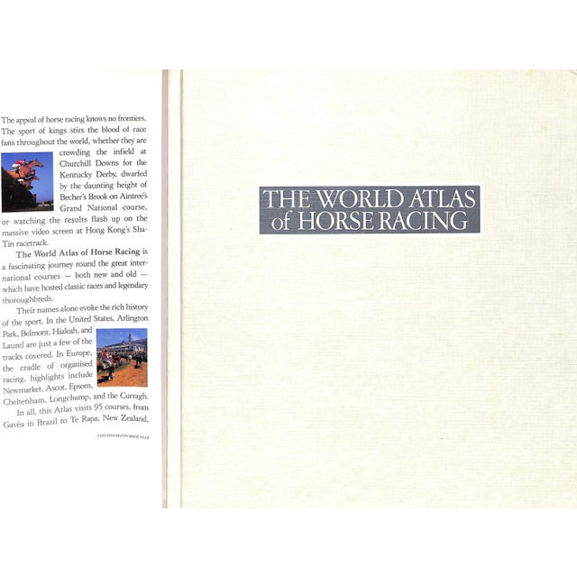 Paper "The World Atlas of Horse Racing" 1989 Bedford, Julian For Sale - Image 7 of 12