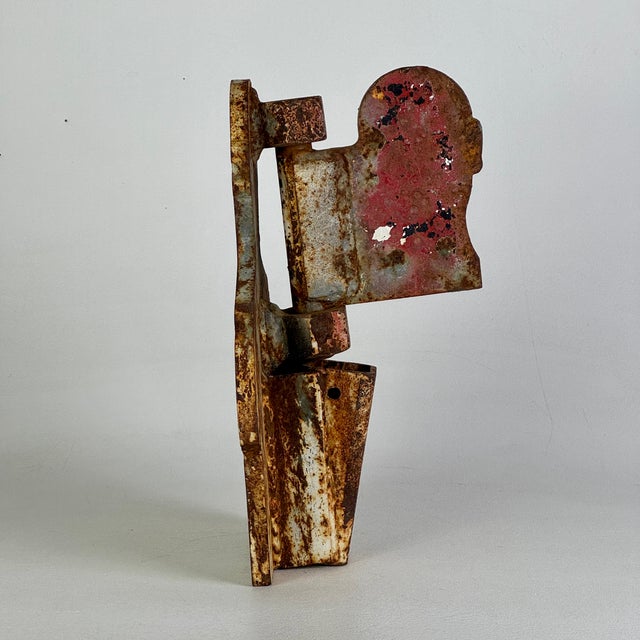 Rare Vintage Heavy Gauge Human Torso Gallery Shooting Target With Swinging Head For Sale - Image 9 of 13