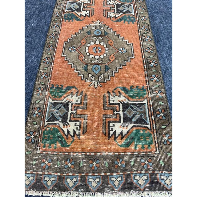 Contemporary Turkish Yastik Rug 1'7" x 3'4" For Sale - Image 3 of 5