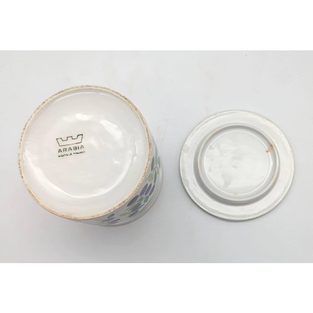 Vintage Arabia Finland Pomona Jar With Lid For Sale - Image 9 of 10