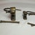 Brass Vintage Brass Lion and Dog Puzzle Padlocks With Keys Figural Trick Locks For Sale - Image 8 of 13