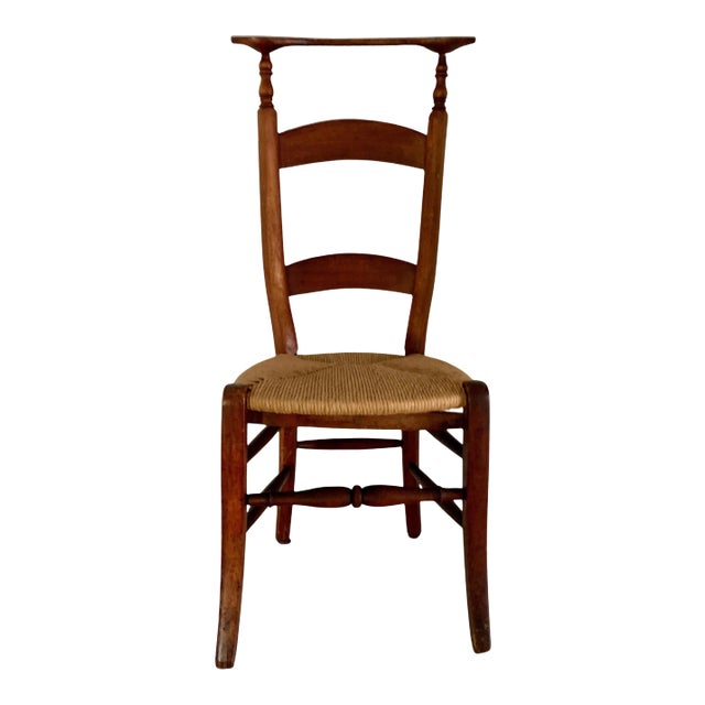 Mid 19th Century French Provincial Prie Dieu Chair For Sale