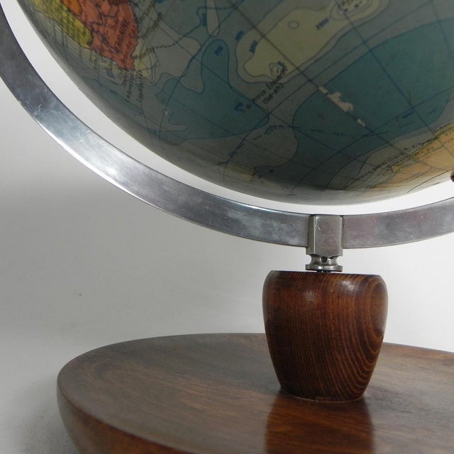 Rath Globe of Papier-Mâché on a Wooden Base, 1960s For Sale - Image 17 of 18