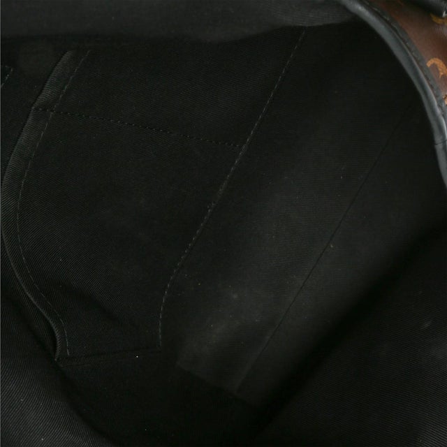 Textile Monogram Macassar Canvas Magnetic Messenger For Sale - Image 7 of 7