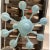 Murano Contemporary Matte Light-Blue Murano Glass Chandelier For Sale - Image 4 of 11