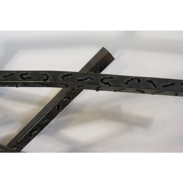 1970s Industrial Metal Wall Sculpture For Sale - Image 12 of 13