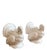 White Napcoware Turkey Candleholder Thanksgiving Pair For Sale