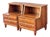 Willet Mid Century Modern Trans East Stepped Nightstands - A Pair For Sale