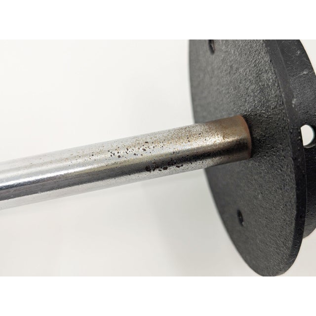 1970s Black and Chrome Plated Metal Adjustable Snodo Wall Lamp by S. Mazza for Quattrifoglio, 1970s For Sale - Image 5 of 15