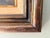 Vintage Signed European Countryside Sunset Landscape Oil Painting in Wood Frame For Sale - Image 13 of 15