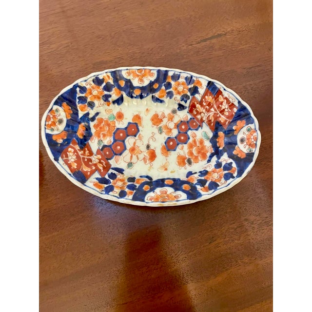 Antique Japanese Imari Porcelain Plates, 1880s, Set of 2 For Sale - Image 3 of 8