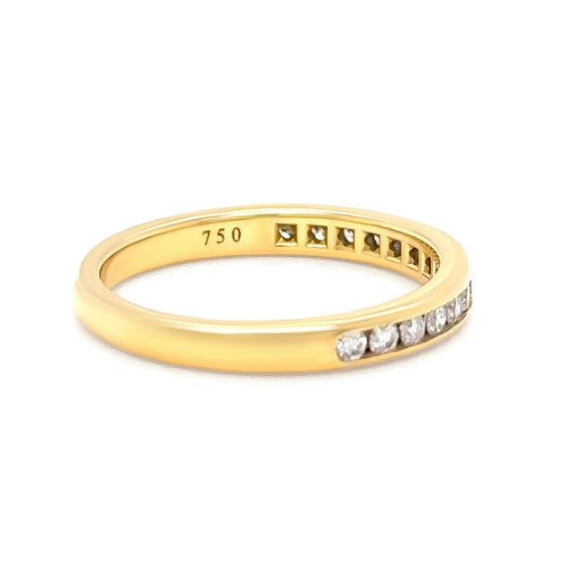 2020s Tiffany & Co. 18ct Yellow Gold Diamond Ring, Size 5.25 For Sale - Image 5 of 10