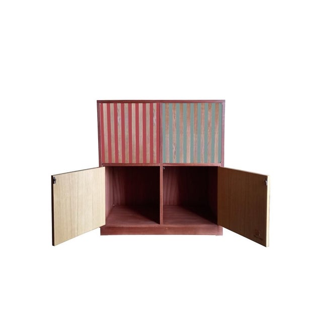 Colorful Striped Wolf Sideboard by Pietro Meccani for Meccani Design For Sale - Image 4 of 6