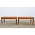 French Vintage Pair of Parquet Coffee Tables For Sale - Image 4 of 15