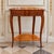 Wood 1980 French Artisan Louis XVI Brown Mahogany Side Table For Sale - Image 7 of 9