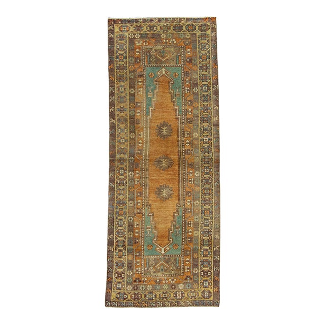 Turkish Anatolian Runner Rug 2'7" x 6'7" For Sale