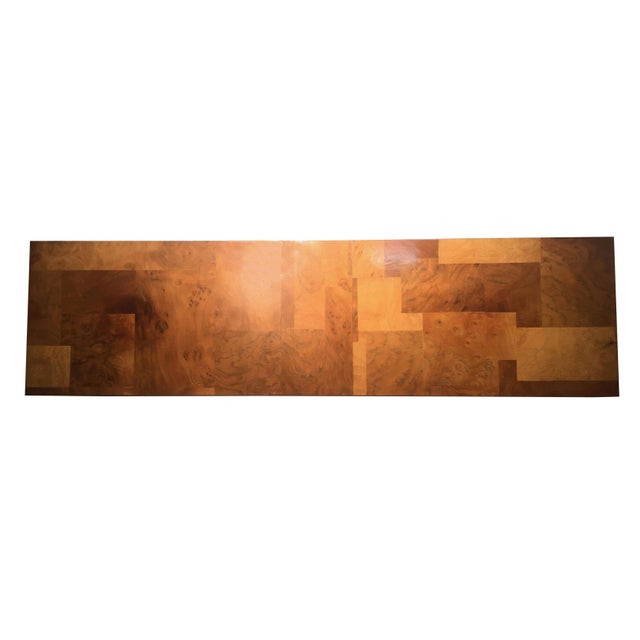 Wood Pair Of Paul Evans Authenticated Cityscape Console Tables For Sale - Image 7 of 9