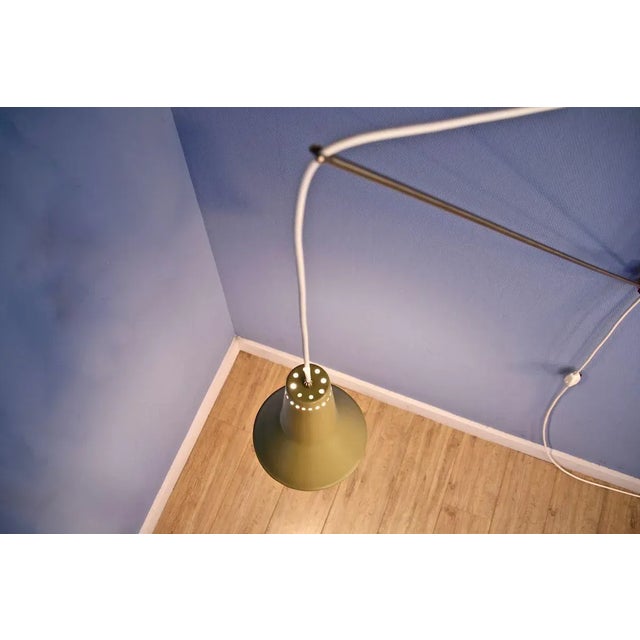 Dutch Counterbalance Arc Wall Lamp by Willem Hagoort for Hagoort Lighting, 1950s For Sale - Image 6 of 12