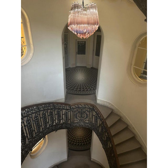 Murano Glass Chandeliers, 1990s, Set of 2 For Sale - Image 14 of 18