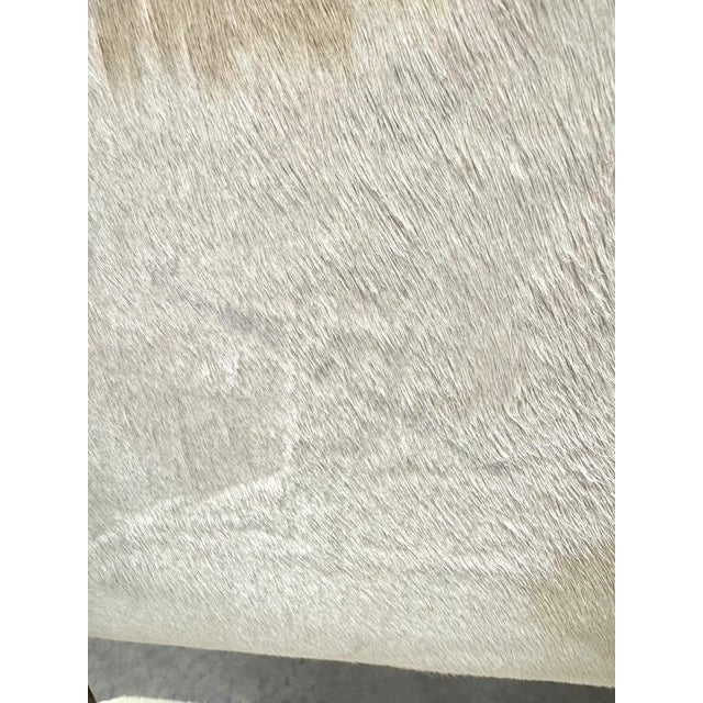 Antique Renaissance Style Carved Wood Animal Hide Throne Accent Chair For Sale - Image 13 of 18