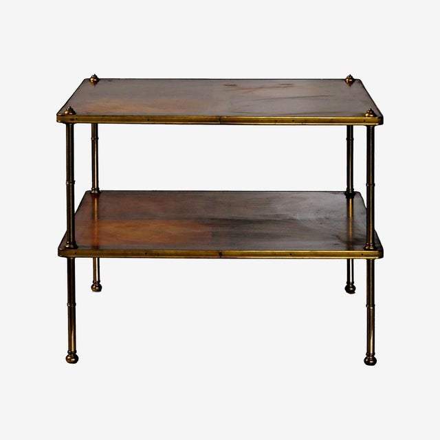 Beacon Hill Side Table - Beacon Hill Mahogany and Brass For Sale - Image 4 of 8