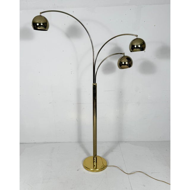Mid-Century Modern Space Age Swivel Floor Lamp by Goffredo Reggiani, Italy, 1970s For Sale - Image 3 of 18