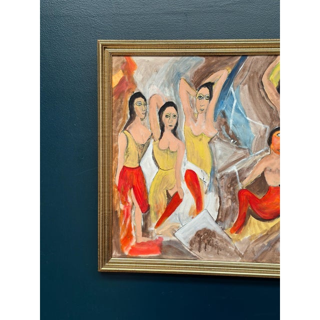 Roland Roos, Estraden, 2003, Oil Painting on Canvas, Framed For Sale - Image 7 of 18