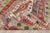 Textile 1970s Vintage Turkish Handmade Wool Cotton Colorful Kilim Rug For Sale - Image 7 of 11