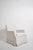 1960s Off White Textured Fabric Lounge Chair, 1960s For Sale - Image 5 of 5