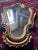 Wood Baroque Mirror in Golden Wood For Sale - Image 7 of 11