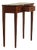 Louis XVI Walnut Console Table with Black Marble Top and Brass Fittings For Sale
