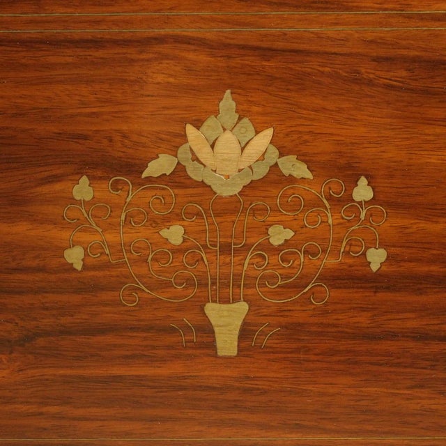 French Mahohgany Trunk, 1950 For Sale - Image 12 of 13