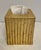 Gold Gilt Faux Bamboo Tissue Box Holder For Sale - Image 8 of 8