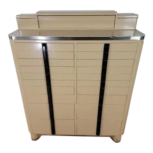 Art Deco American Cabinet Co. 18 Drawer Dental Medicine Cabinet
