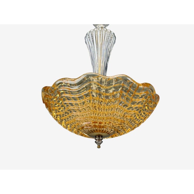 Carl Fagerlund, Swedish Modern, Glass, Pendant Light, Sweden, 1960s For Sale In New York - Image 6 of 9